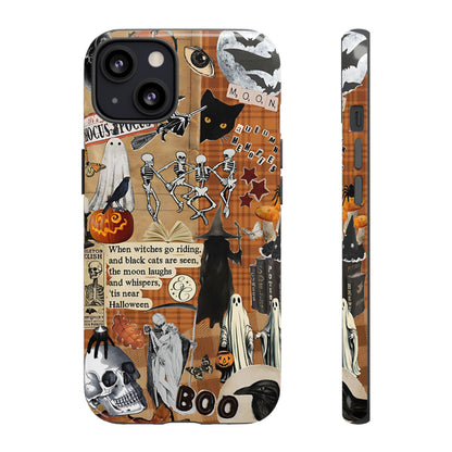 Halloween Spooky Collage Tough Phone Case