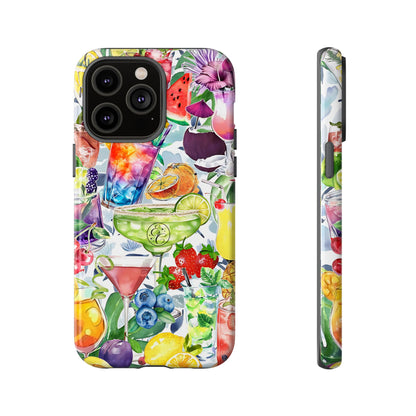 Summer Drinks Tough Phone Case