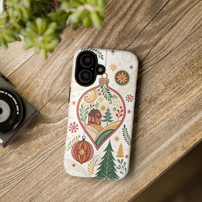 Cozy Christmas Ornament Tough Phone Case