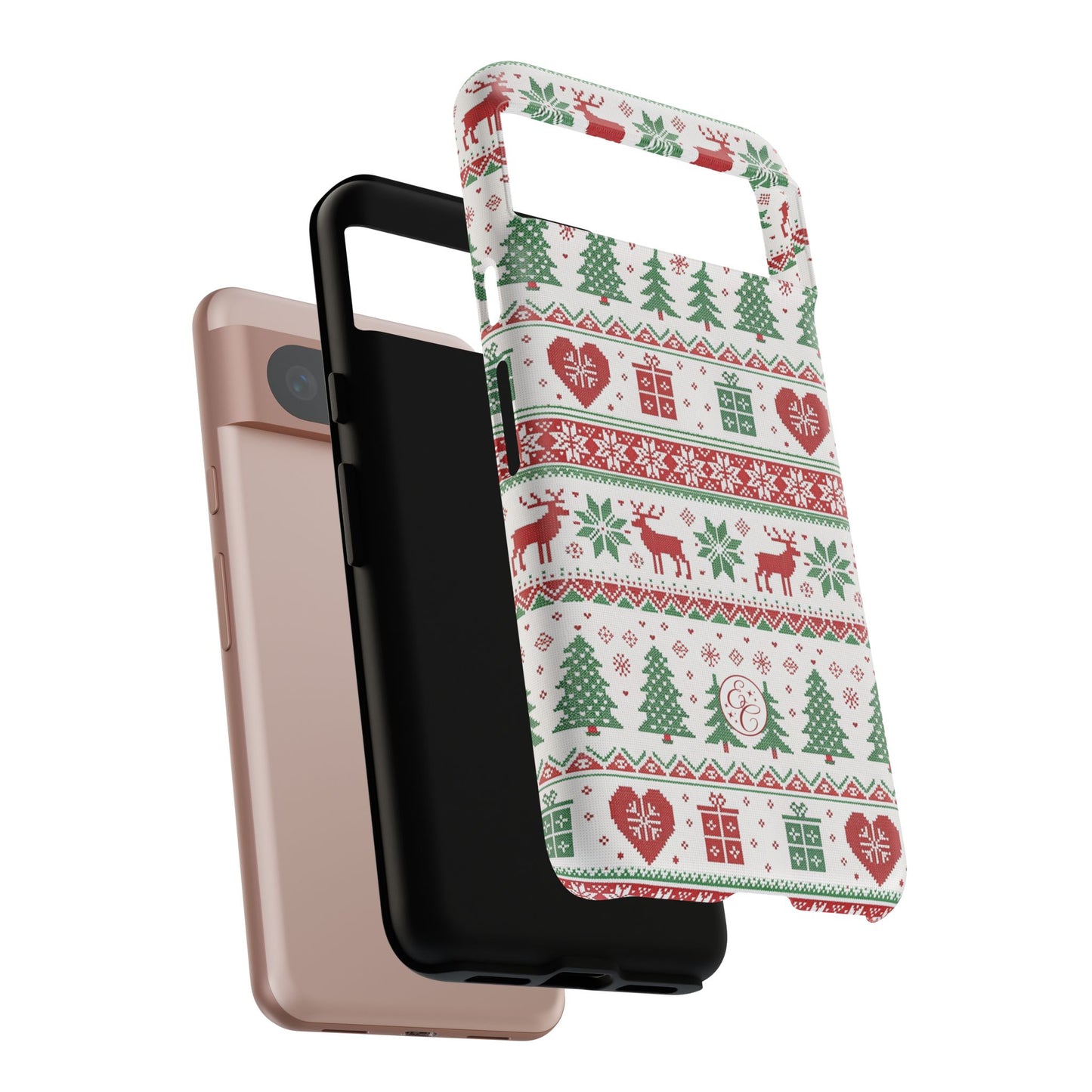 Ugly Christmas Sweater Pattern Tough Phone Case