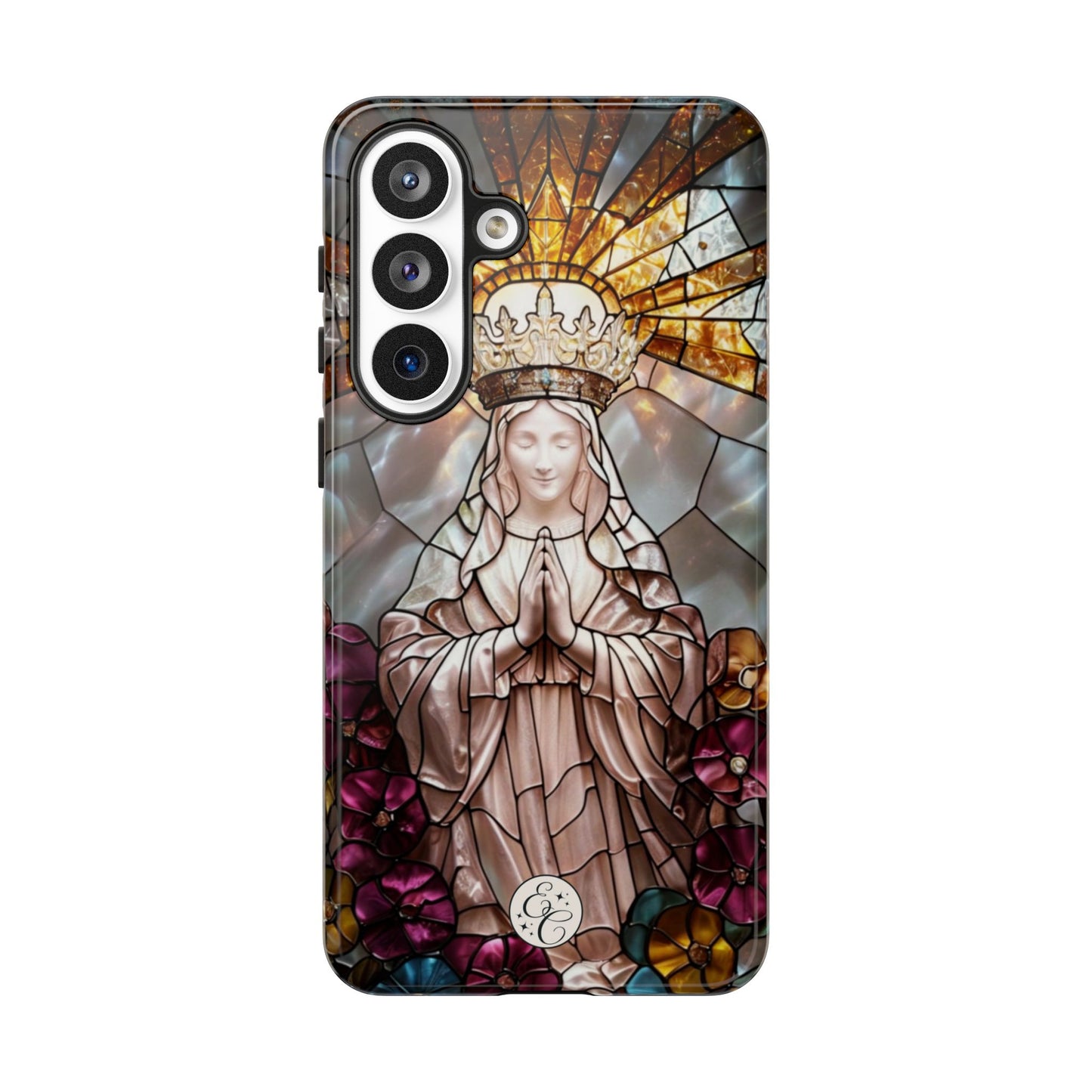 Virgin Mary Stained Glass Tough Phone Case
