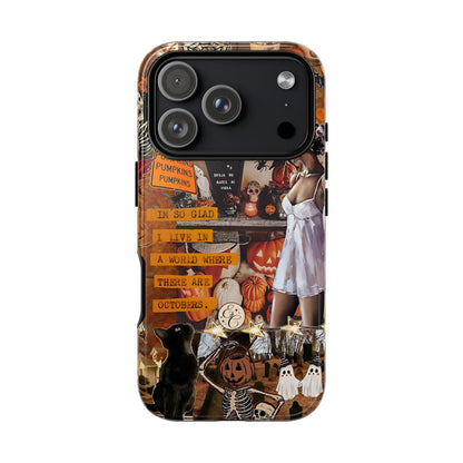 Halloween Aesthetic Collage Tough Phone Case
