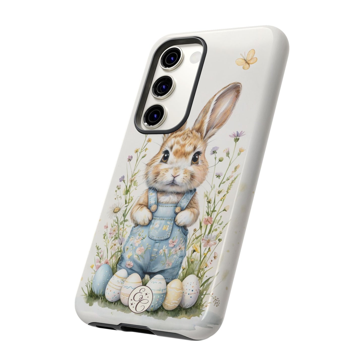 Bunny with Easter Eggs Tough Phone Case