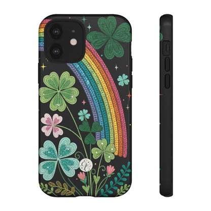 Rainbow & Shamrock Tough Phone Case
