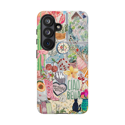 Coquette Art Collage Tough Phone Case