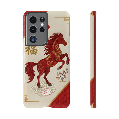 Chinese Zodiac Horse Tough Phone Case