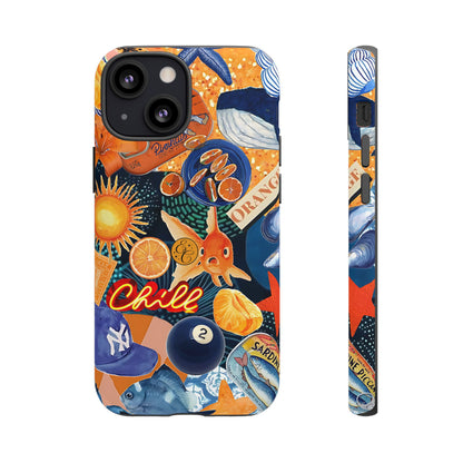 Nautical and Citrus Tough Phone Case