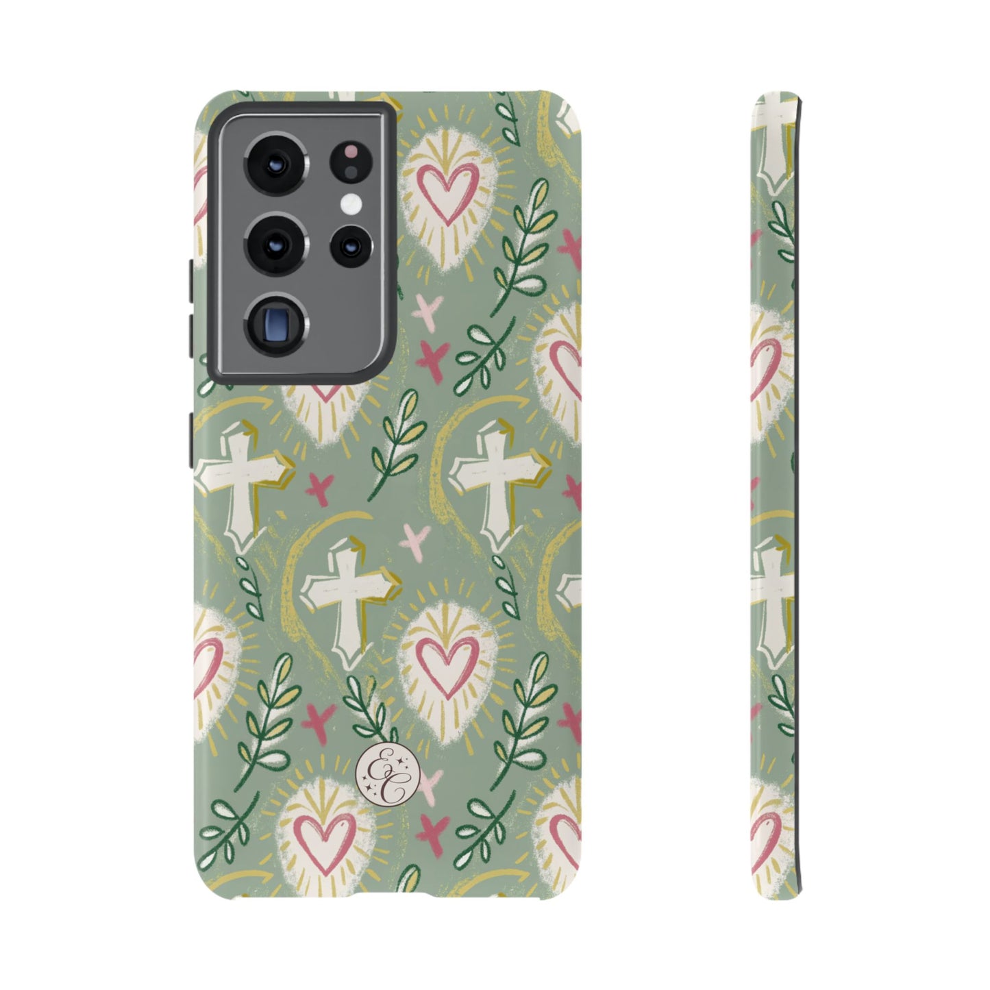 Christian Cross Boho Pattern Tough Phone Case