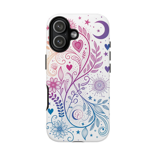 Subtel Bisexual Boho Doodle Tough Phone Case