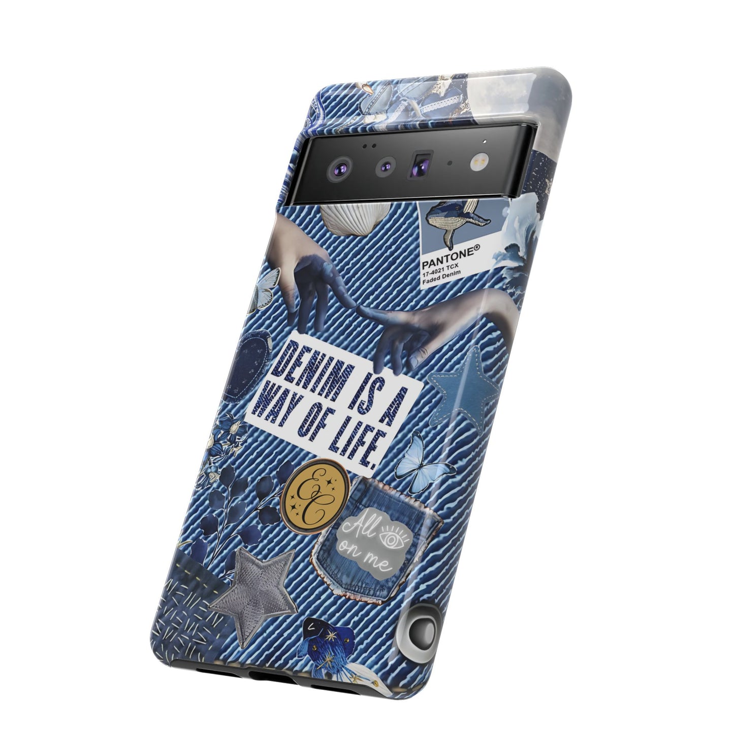 Denim Texture Tough Phone Case