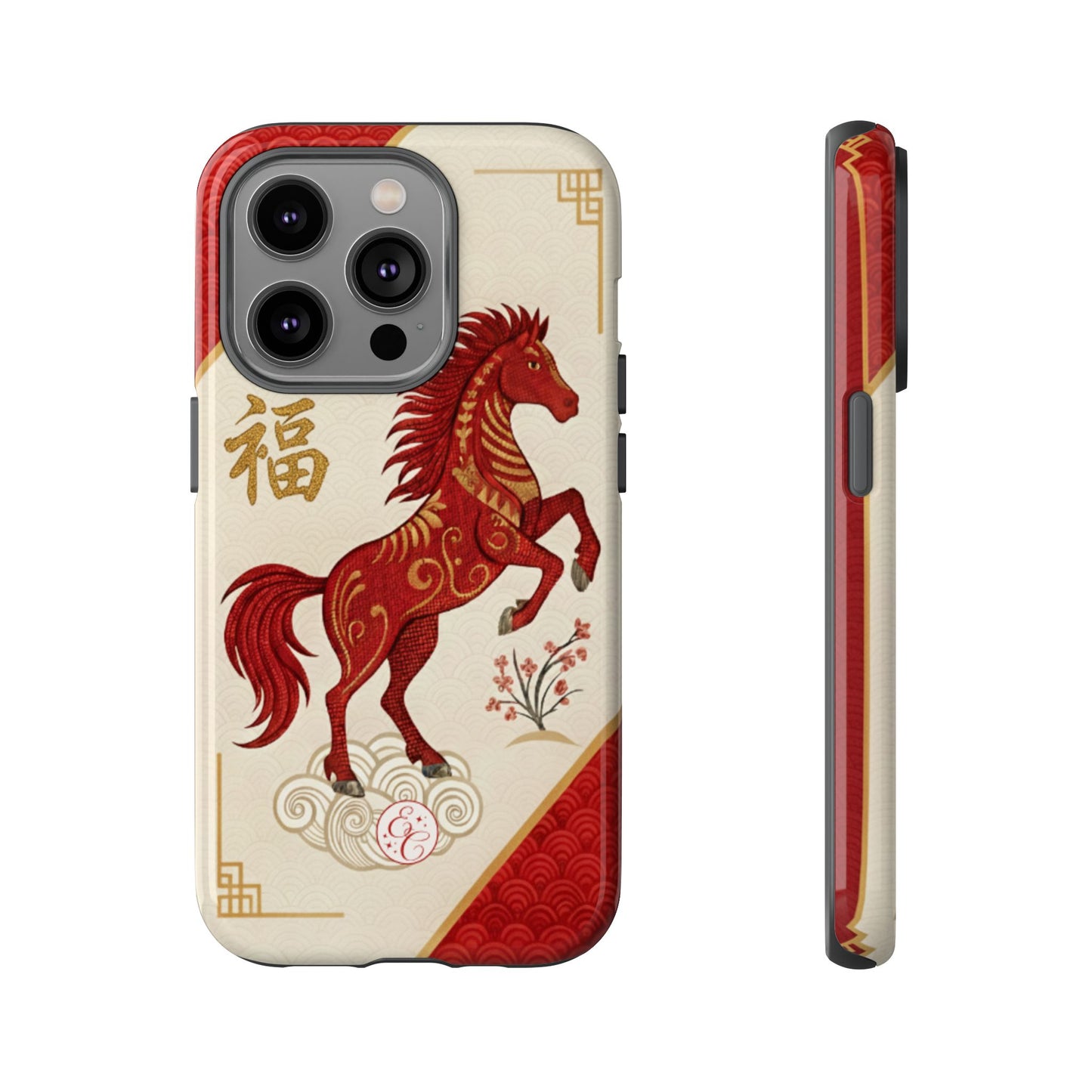 Chinese Zodiac Horse Tough Phone Case
