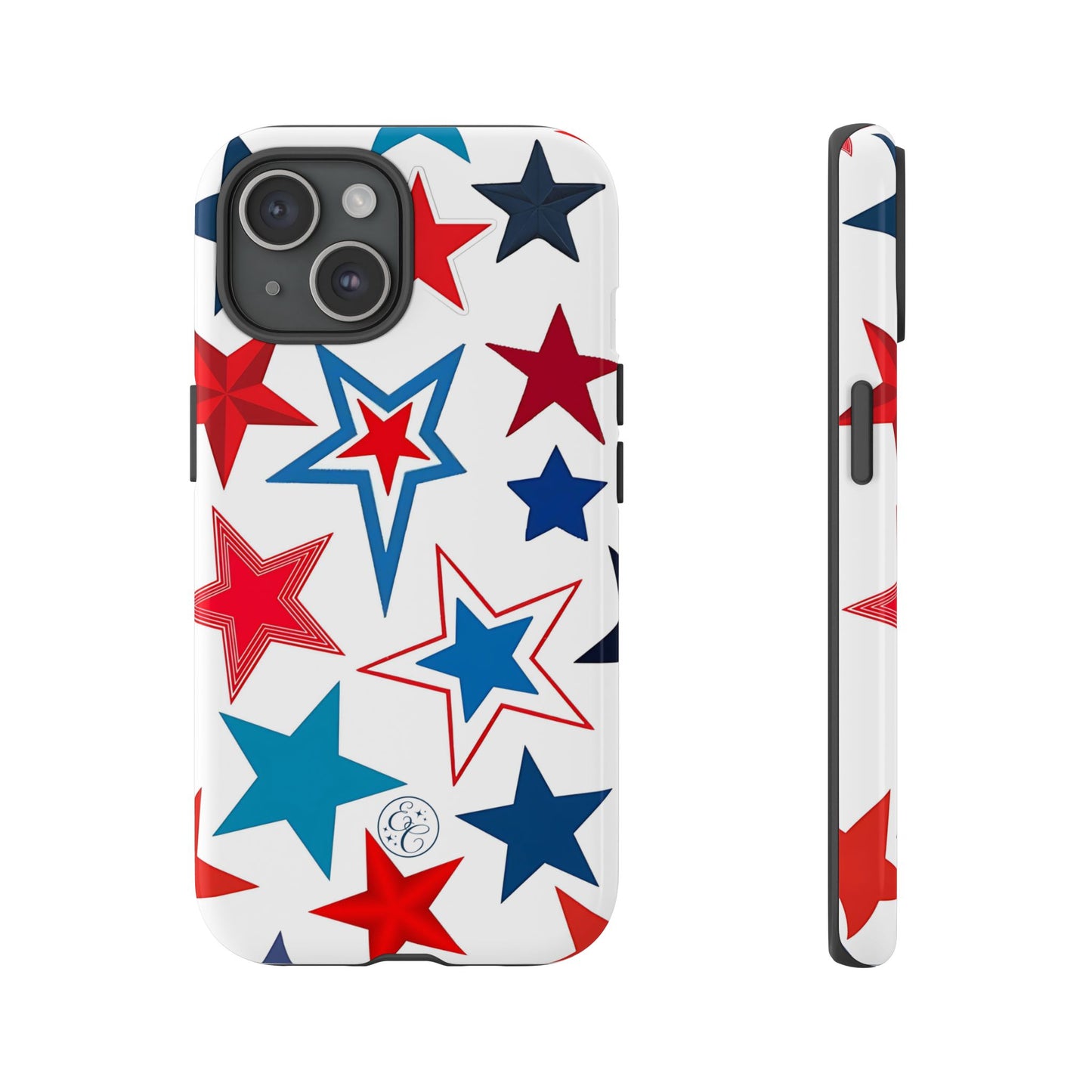 Patriotic Star Pattern Tough Phone Case