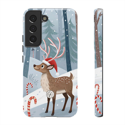 Reindeer in Winter Wonderland Tough Phone Case