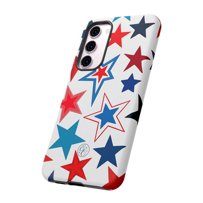 Patriotic Star Pattern Tough Phone Case