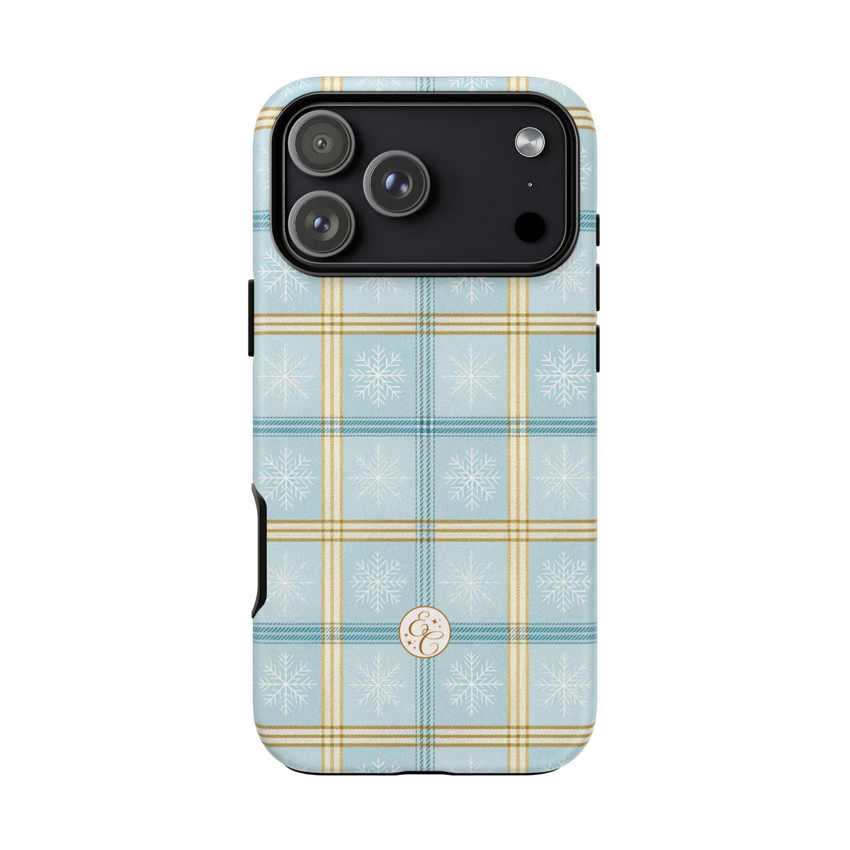Blue Winter Plaid Phone Case