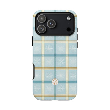 Blue Winter Plaid Phone Case