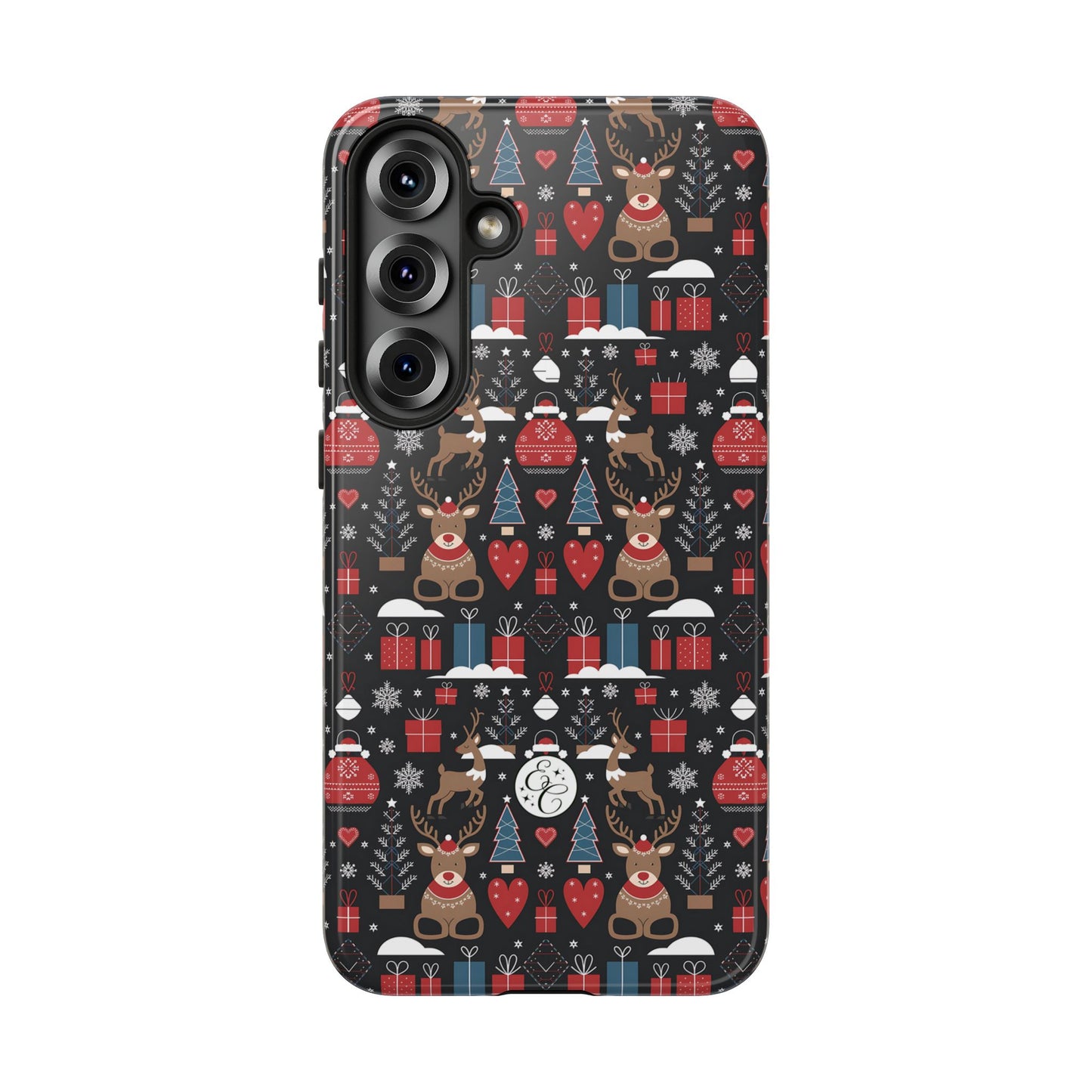 Christmas Holiday Pattern Tough Phone Case