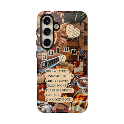 Autumn Aesthetic Collage Tough Phone Case