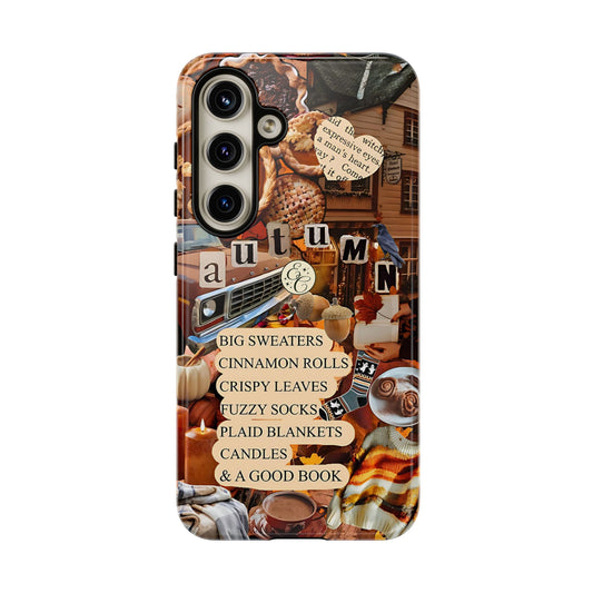 Autumn Aesthetic Collage Tough Phone Case