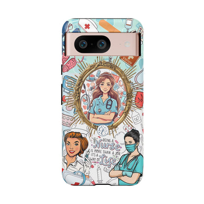 Nurse Art Tough Phone Case