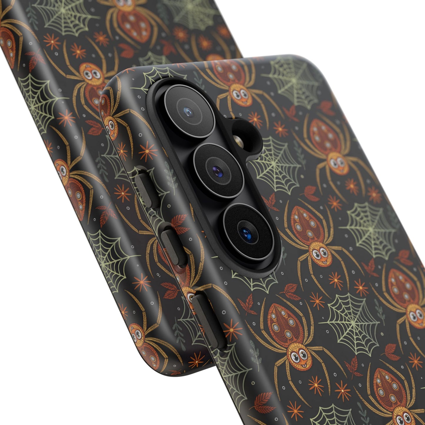 Boho Halloween Spider Pattern Tough Phone Case
