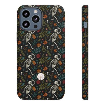 Boho Skeleton Pattern Halloween Phone Case
