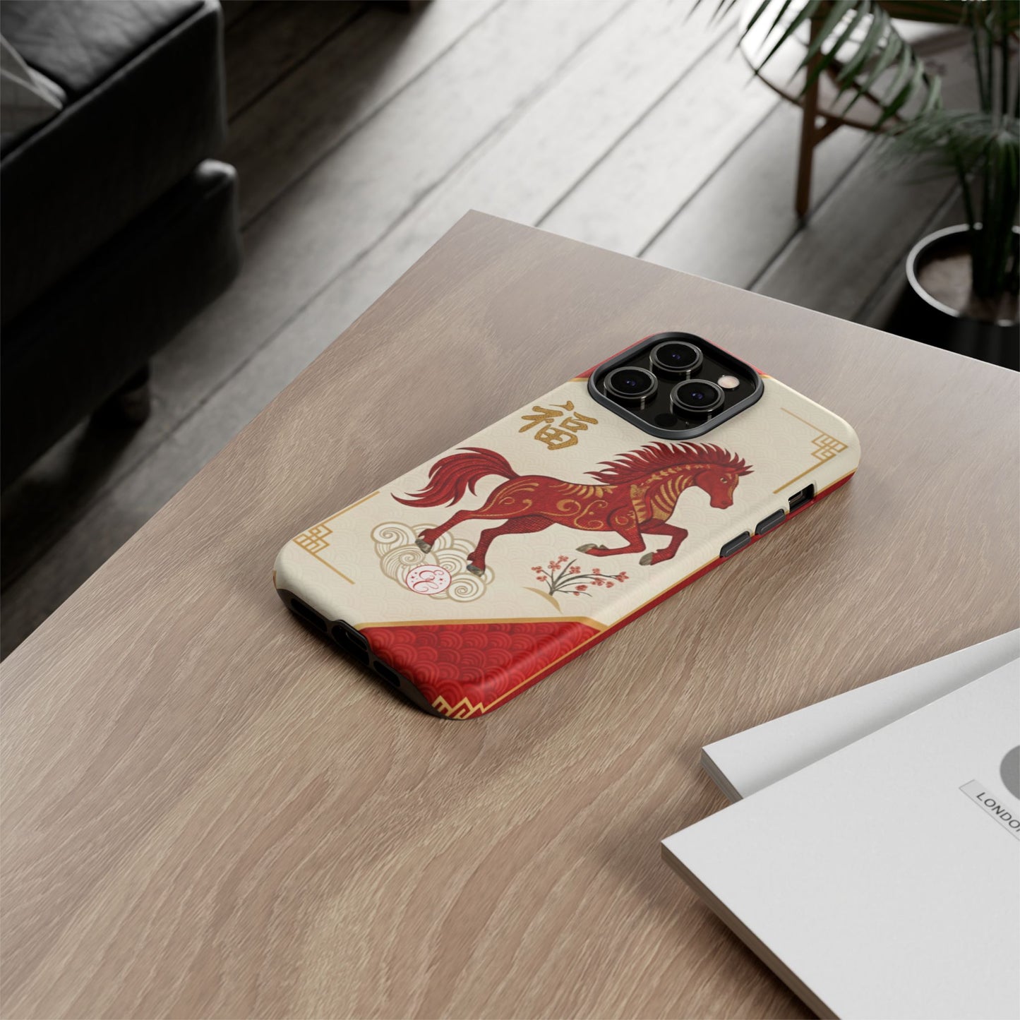 Chinese Zodiac Horse Tough Phone Case