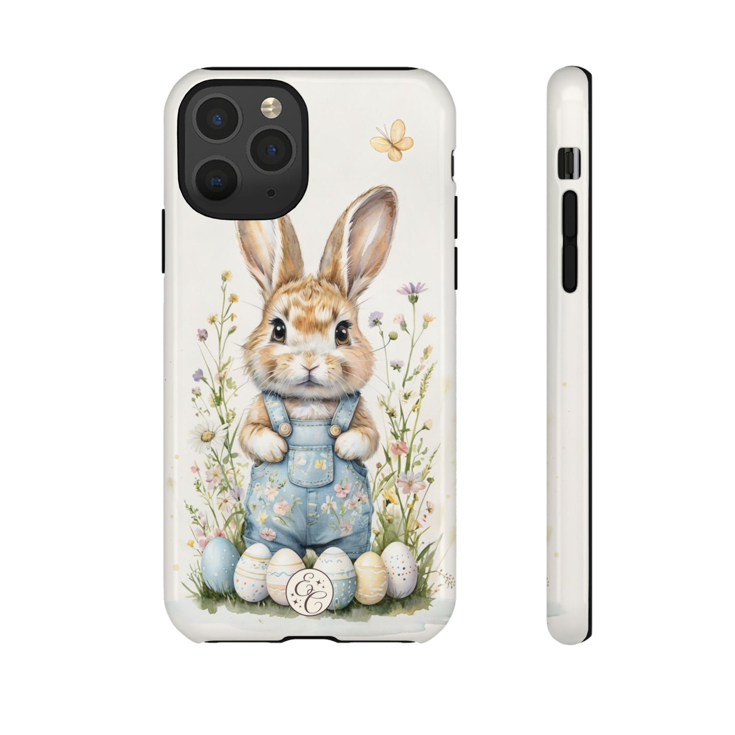 Bunny with Easter Eggs Tough Phone Case