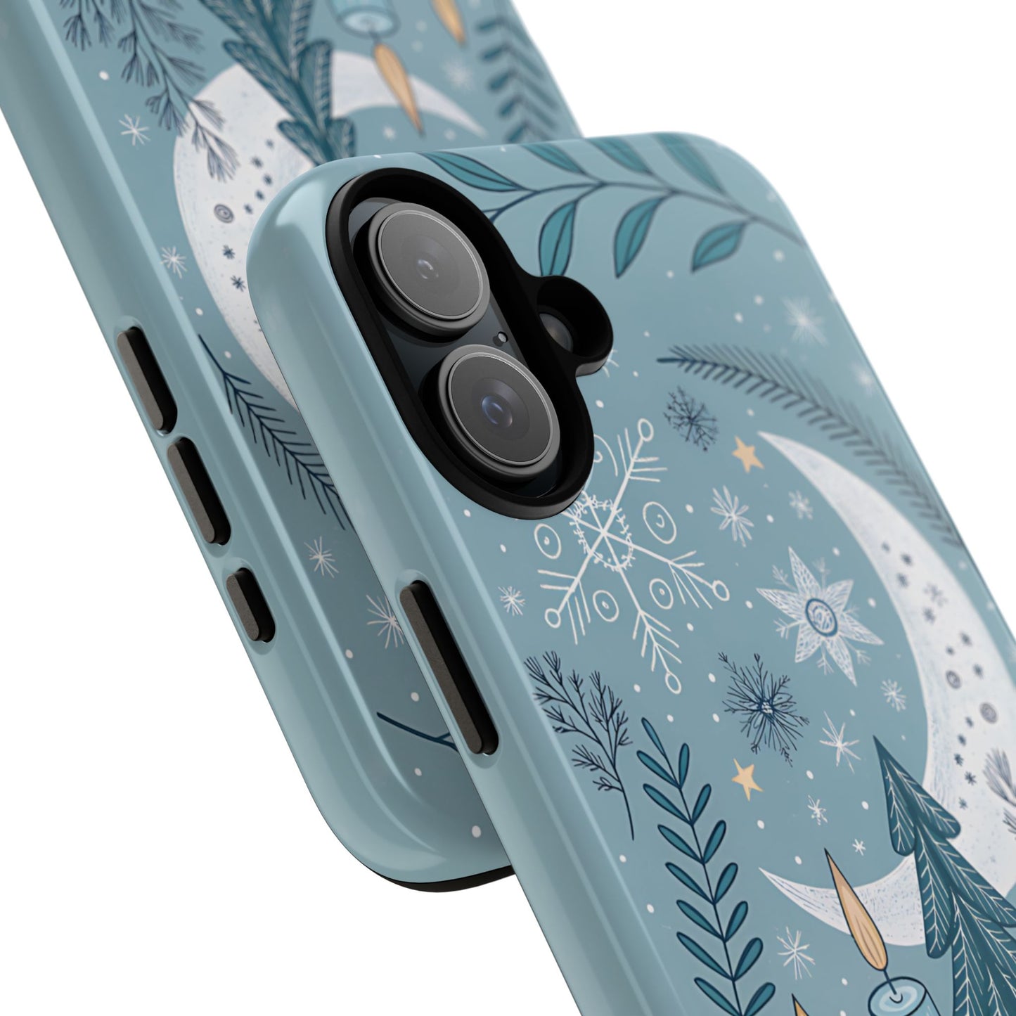 Winter Moon & Candles Tough Phone Case
