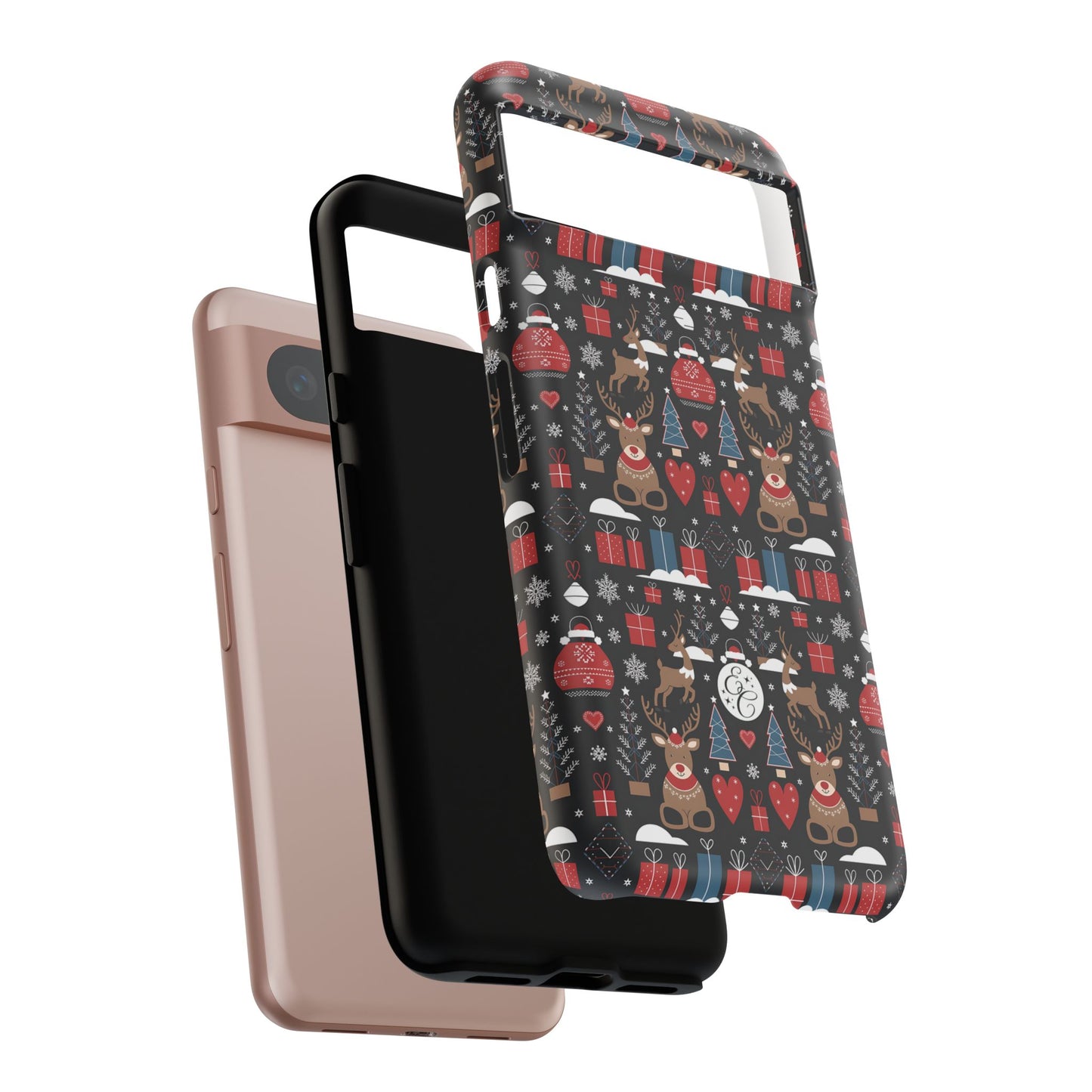Christmas Holiday Pattern Tough Phone Case