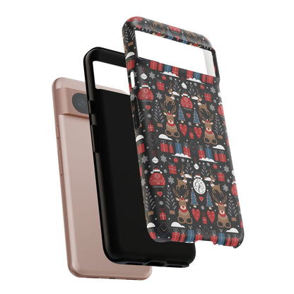 Christmas Holiday Pattern Tough Phone Case