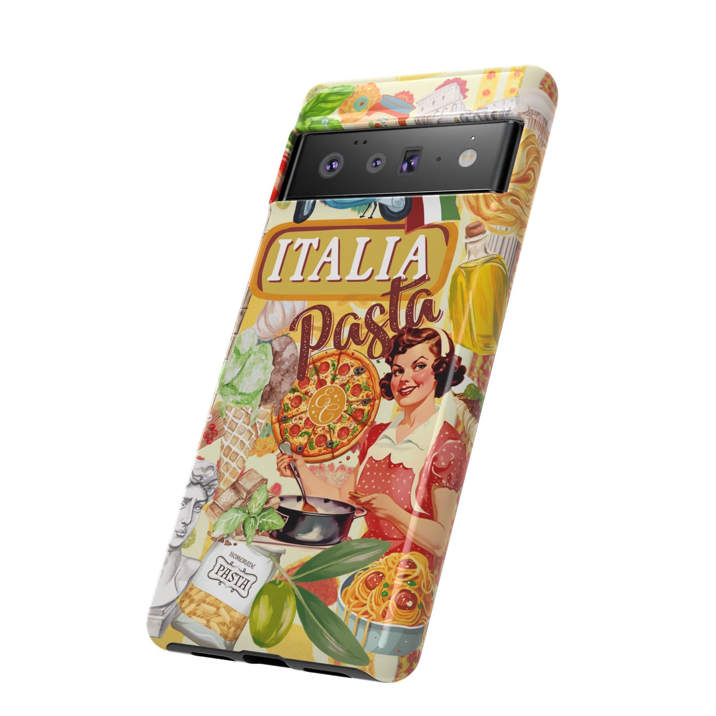 Italian Cuisine Collage Tough Phone Case