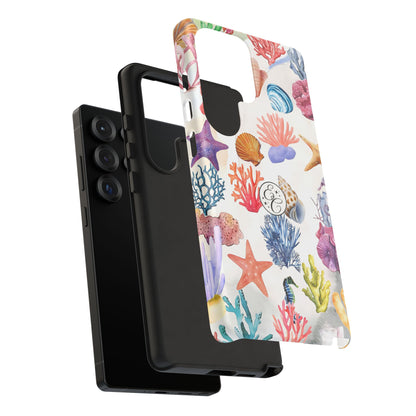 Coral & Sea Shells Tough Phone Case