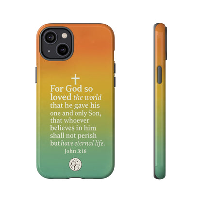 John 3:16 Tough Phone Case