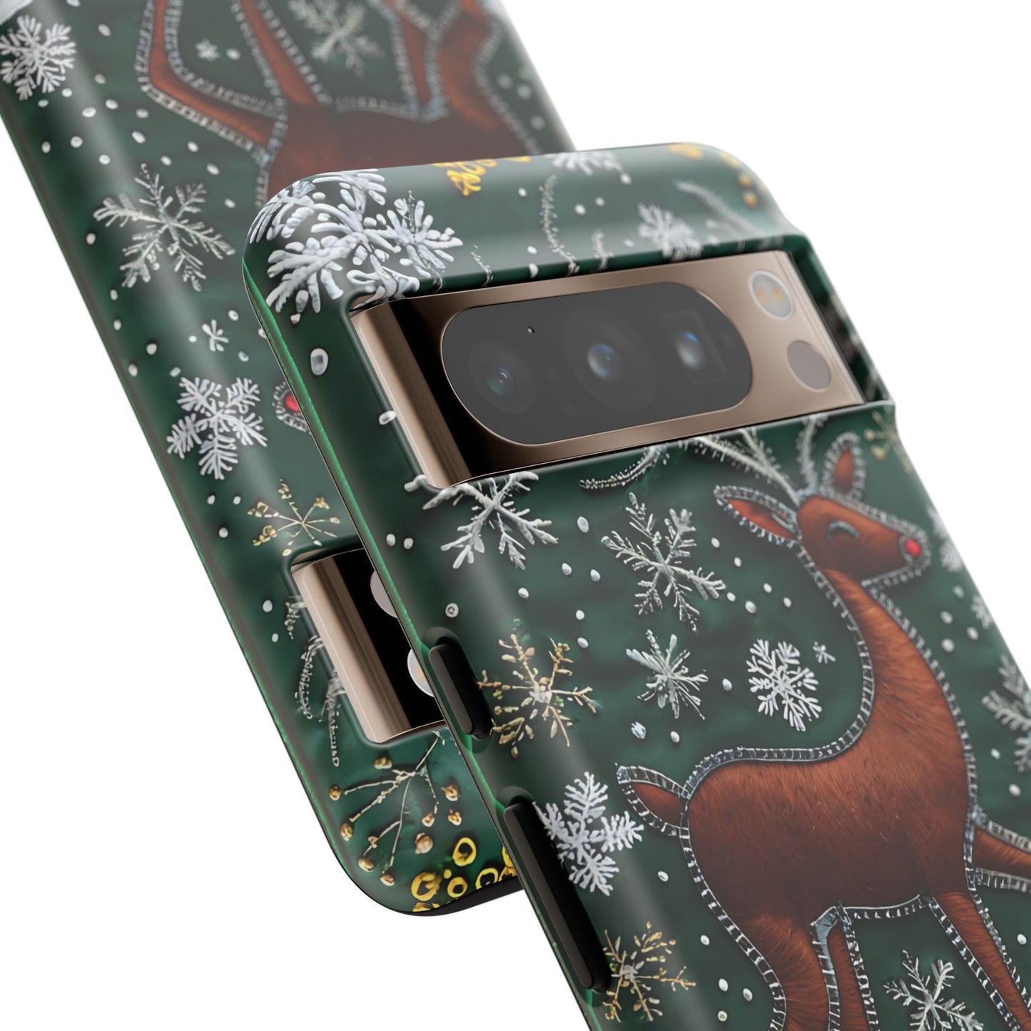 Merry Christmas Reindeer Tough Phone Case