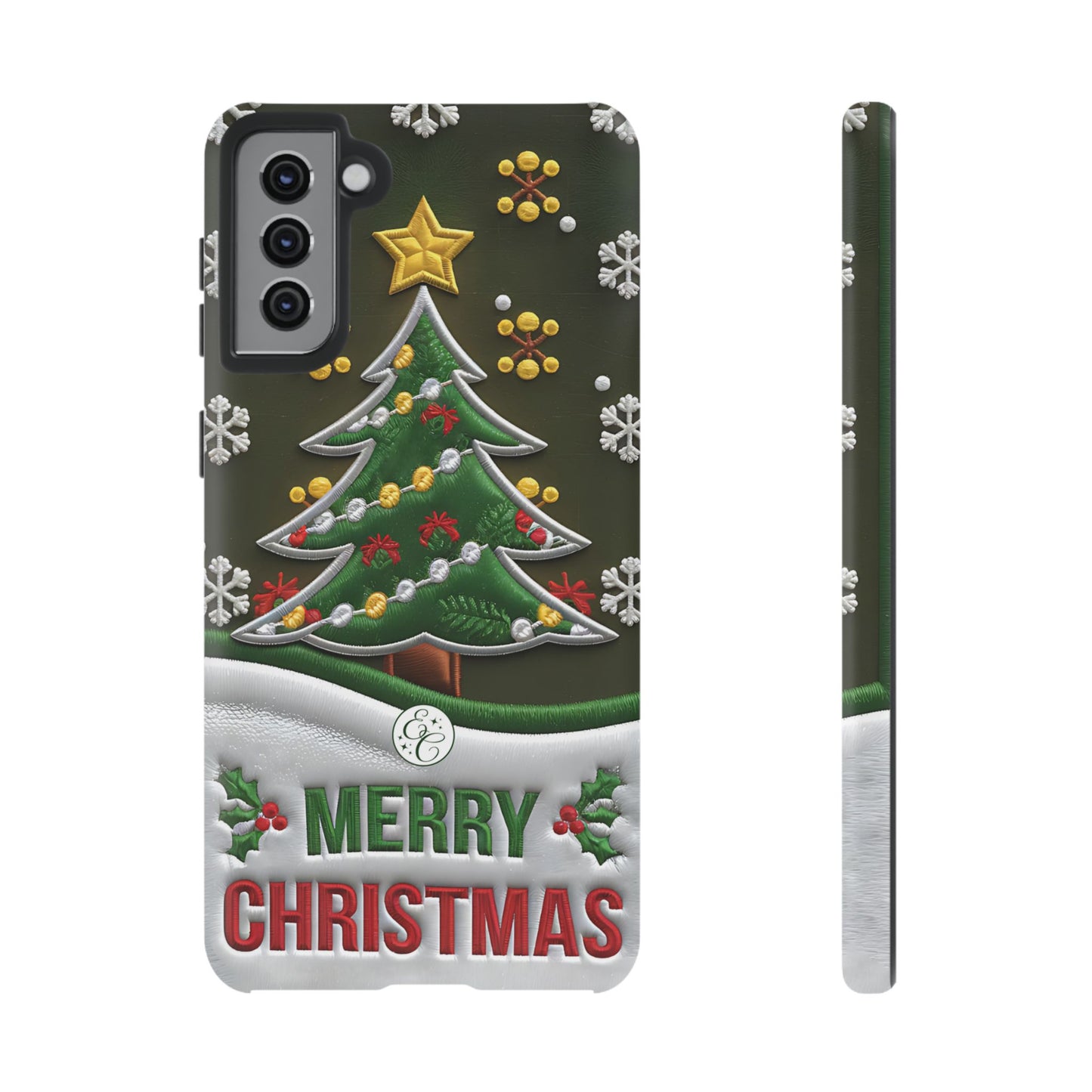 Merry Christmas Tree Tough Phone Case