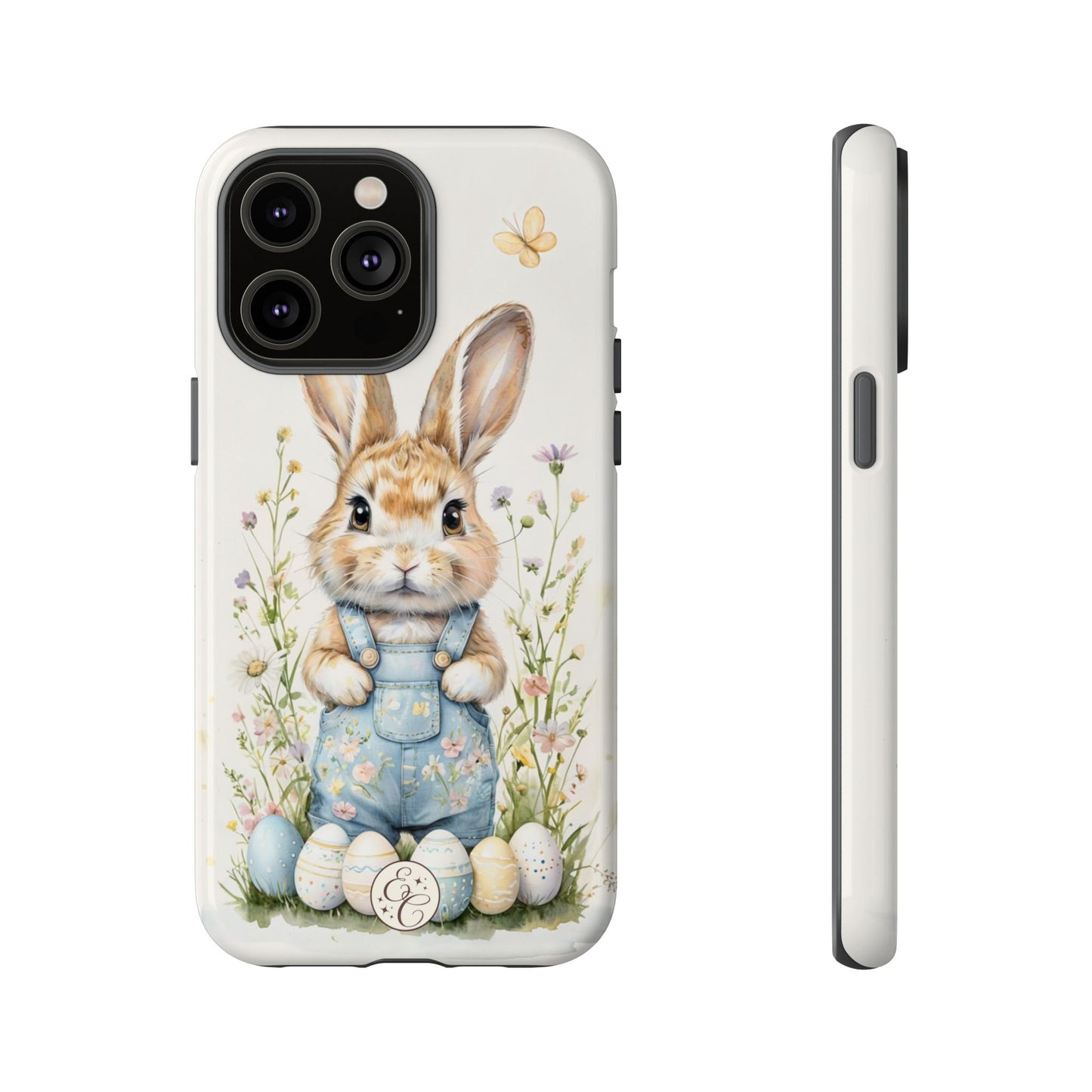 Bunny with Easter Eggs Tough Phone Case