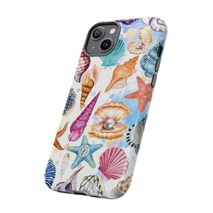 Colorful Sea Shells Tough Phone Case
