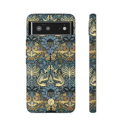 William Morris Peacock and Dragon Tough Phone Case