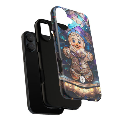 Gingerbread Man Stained Glass Tough Phone Case