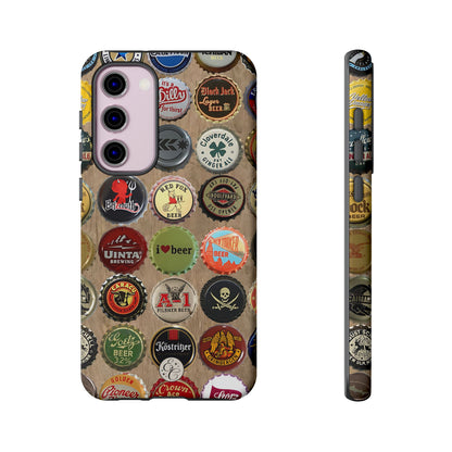 Beer Bottle Caps Tough Phone Case