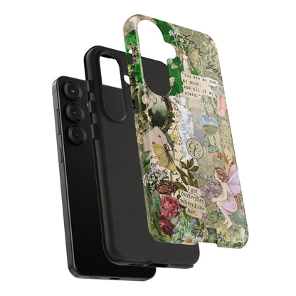 Vintage Botanical Collage Tough Phone Case