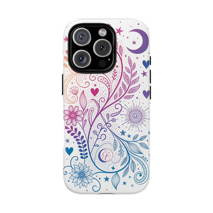Subtel Bisexual Boho Doodle Tough Phone Case