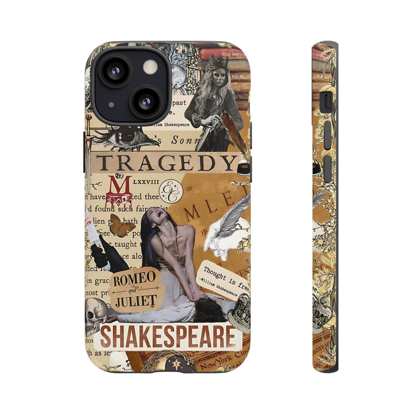 Shakespeare Tragedy Collage Tough Phone Case