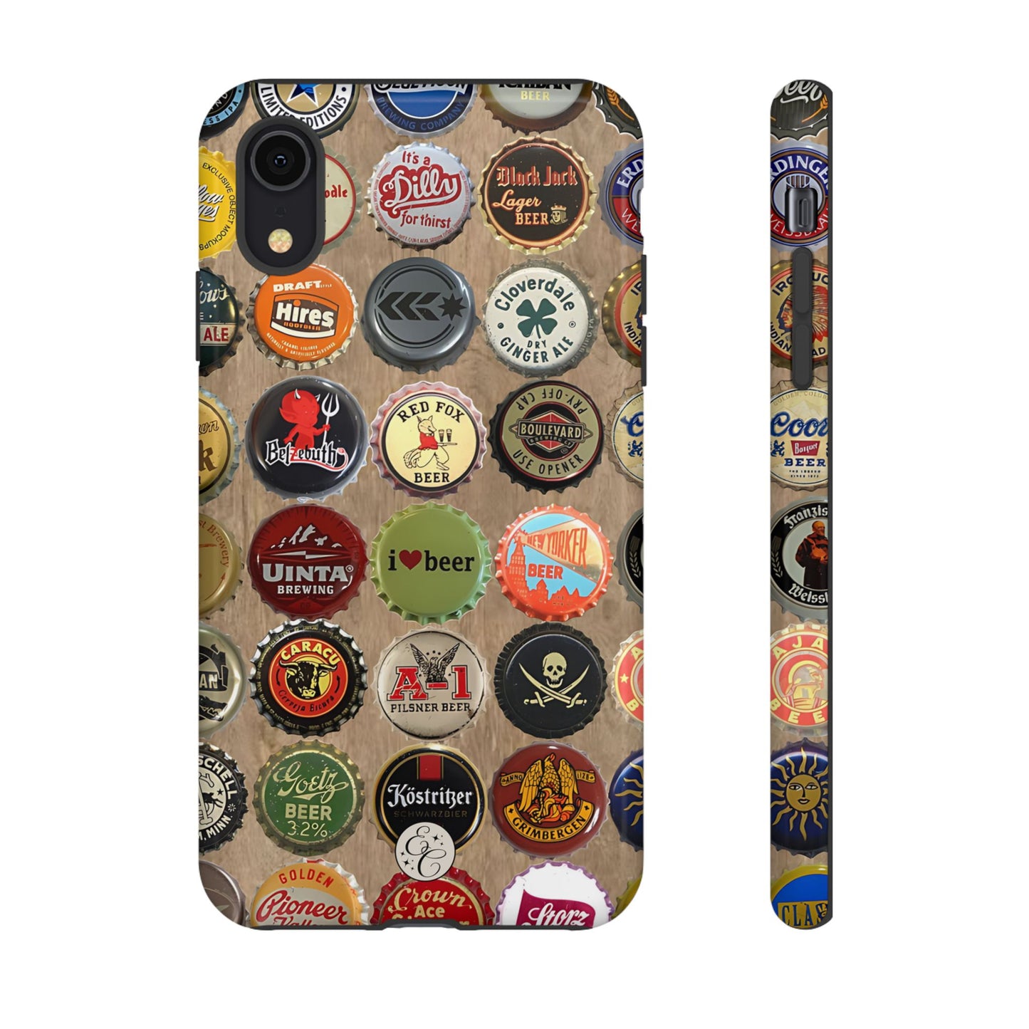 Beer Bottle Caps Tough Phone Case