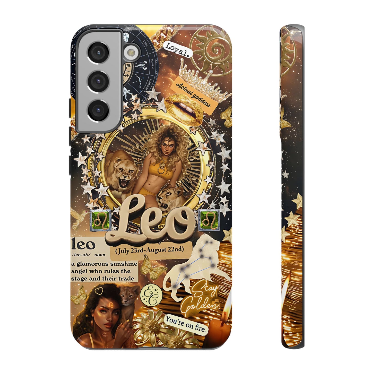 Leo Zodiac Sign Tough Phone Case