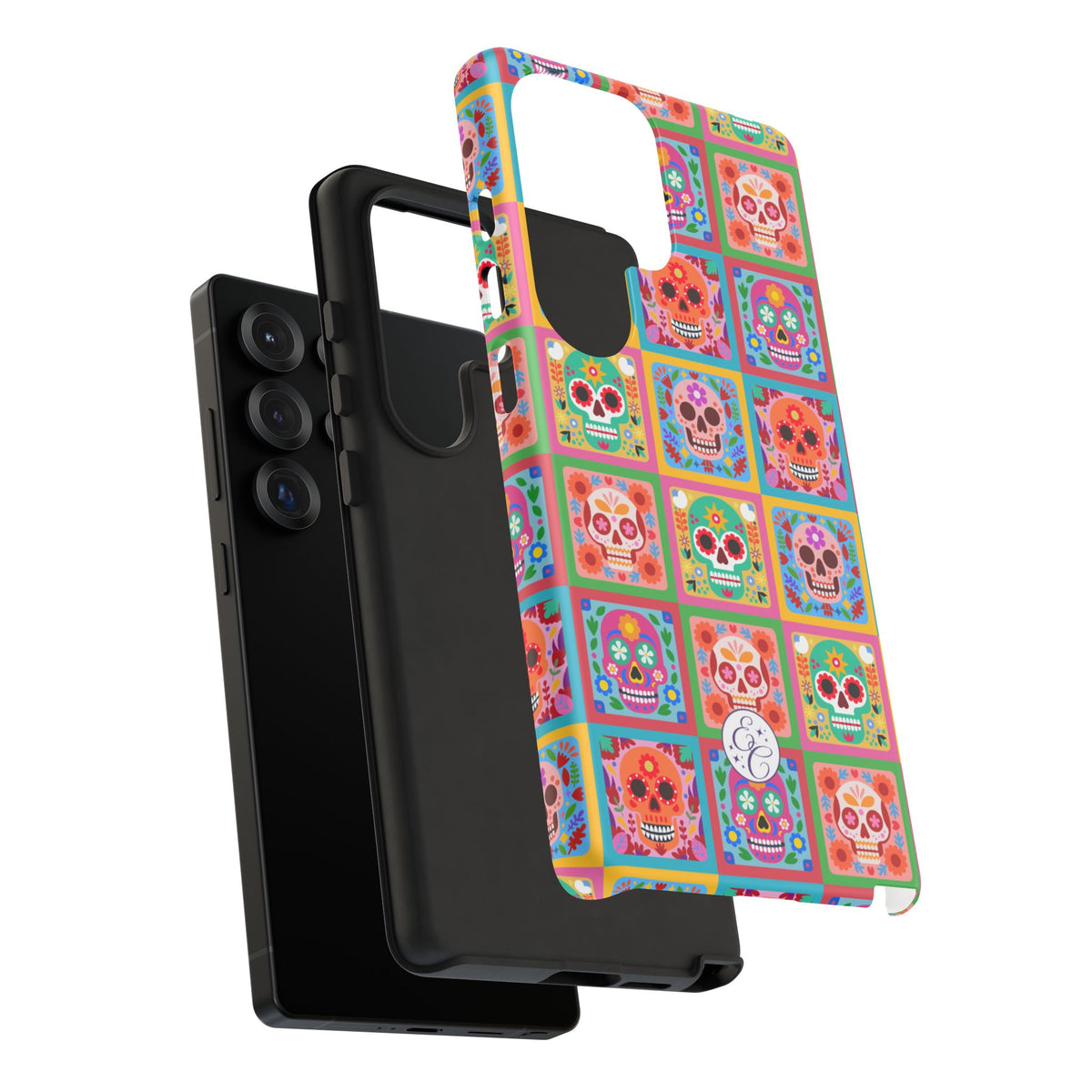 Colorful Sugar Skull Halloween Phone Case