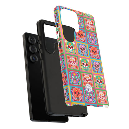 Colorful Sugar Skull Halloween Phone Case
