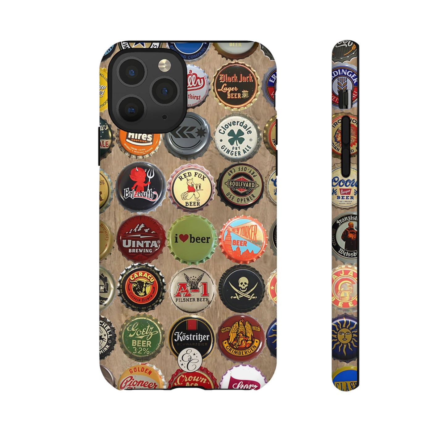 Beer Bottle Caps Tough Phone Case