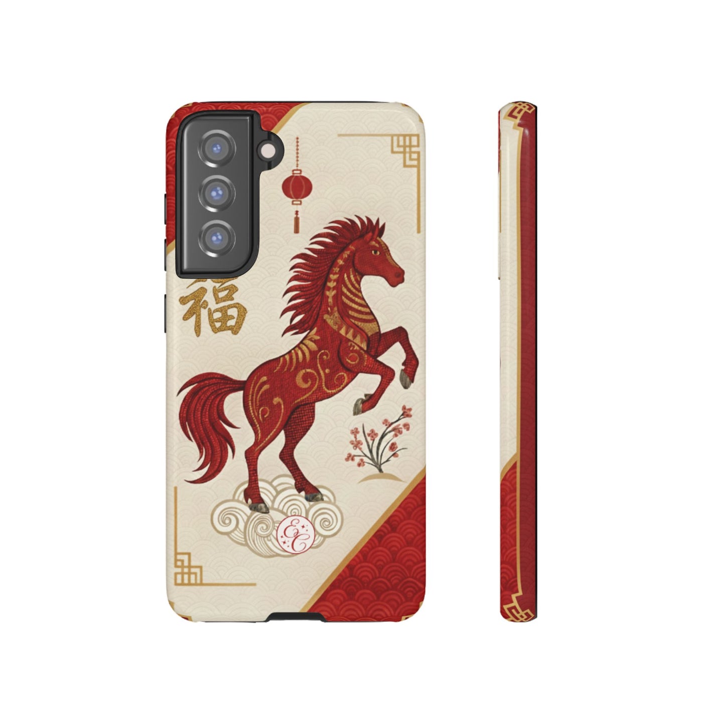 Chinese Zodiac Horse Tough Phone Case
